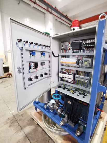 潤滑油および作動油用二段高真空絶縁変圧器乳化タービン油浄化装置